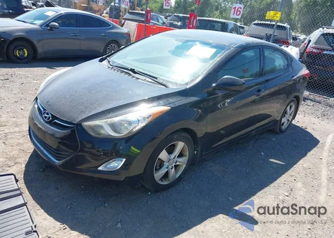 2013 Hyundai Elantra Gls/Limited из США, поврежденный, VIN 5NPDH4AE6DH424870